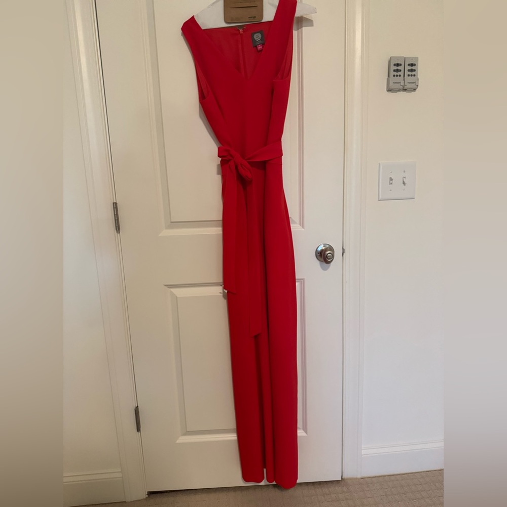 Elegant Red Jumpsuit